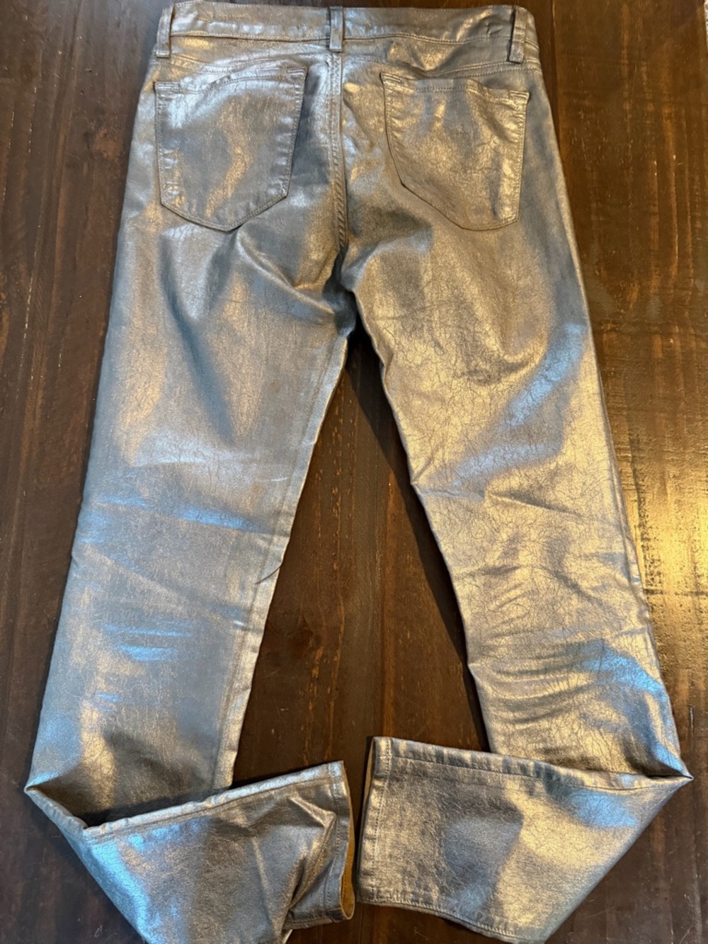 J Brand Metallic Gold Dust Skinny Jeans Size 29 - Picture 6 of 12